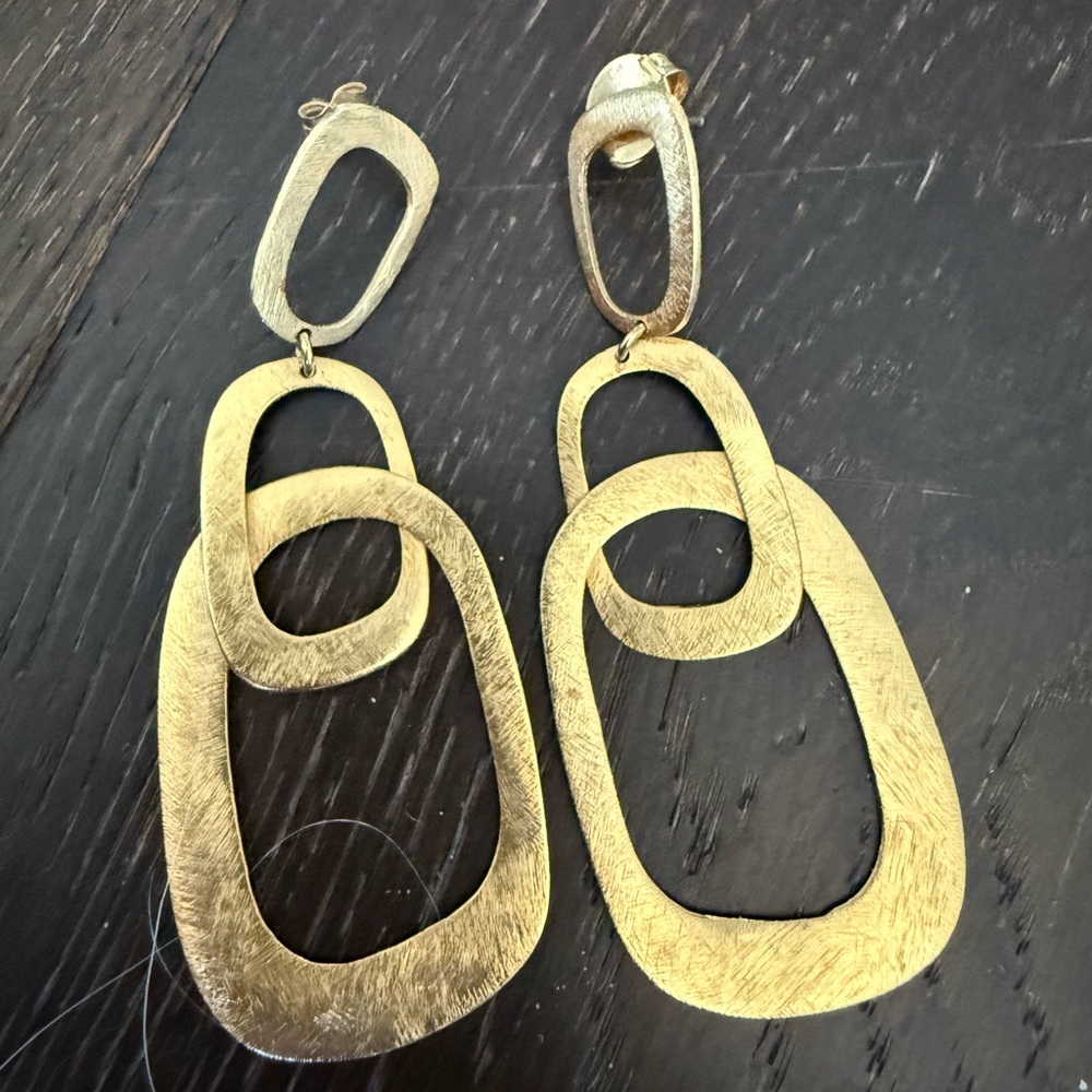 Marco Bicego Gold Hoop Drop Earrings